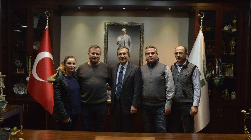 Avdanlılardan Başkan Ataç’a ziyaret