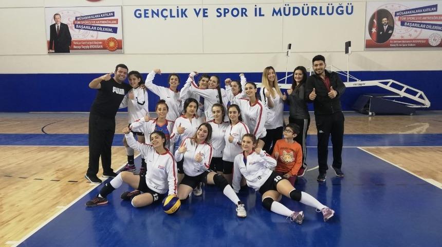 Voleybol Bayanlar b&ouml;lgesel Basketbol ligi başladı