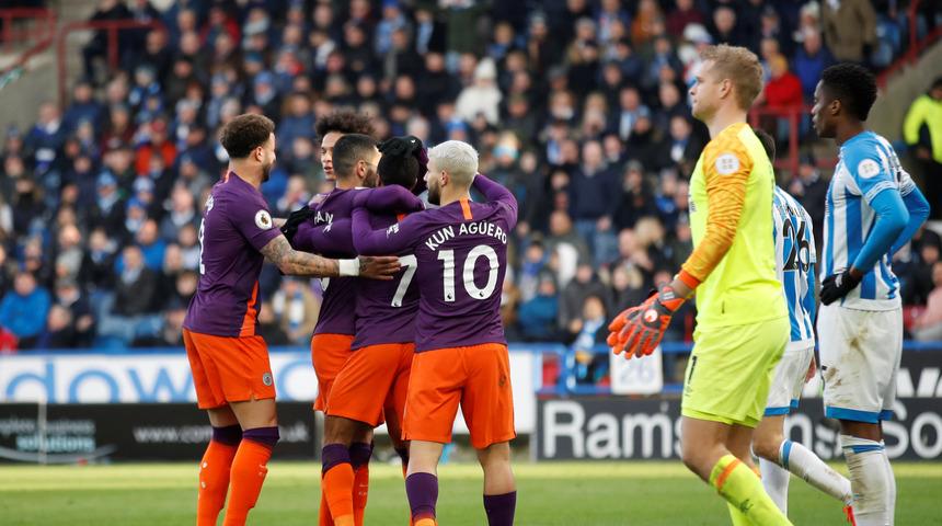 Huddersfield Town 0 - 3 Manchester City (Premier Lig)