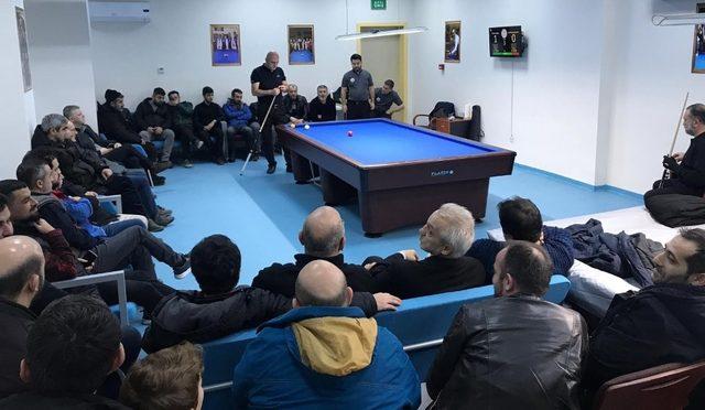 Bilardo il şampiyonu Kazım Canbul oldu