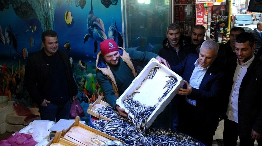 Bozbey&rsquo;den esnaf ziyareti