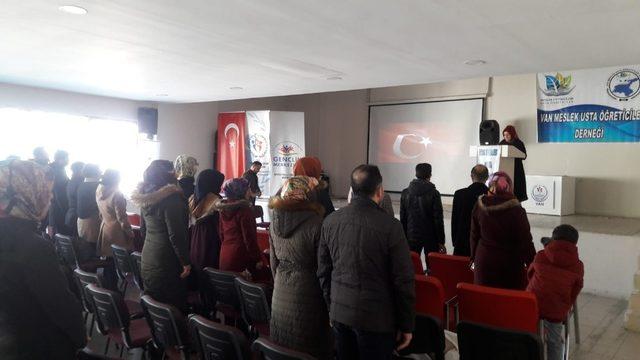 Van’daki usta öğreticilere yönelik bilgilendirme semineri