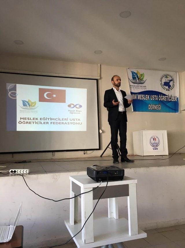 Van’daki usta öğreticilere yönelik bilgilendirme semineri