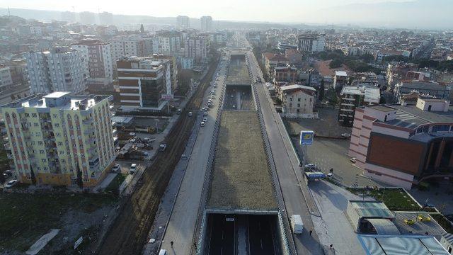 Alparslan Türkeş Kavşağı drone ile görüntülendi