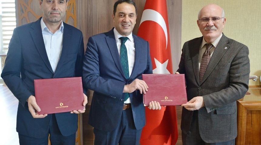 Uşak&rsquo;ta "Sosyal ve Bilimsel İşbirliği" protokol&uuml; imzalandı