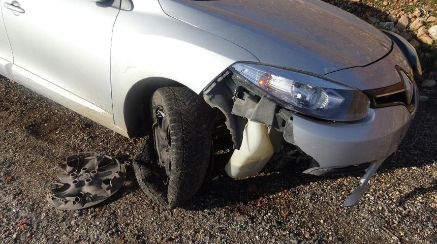 Gerc&uuml;ş&rsquo;te trafik kazası: 2 yaralı