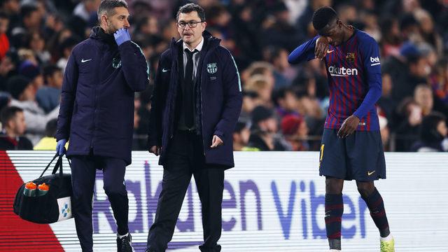 Ousmane Dembele 15 gün sahalardan uzak kalacak