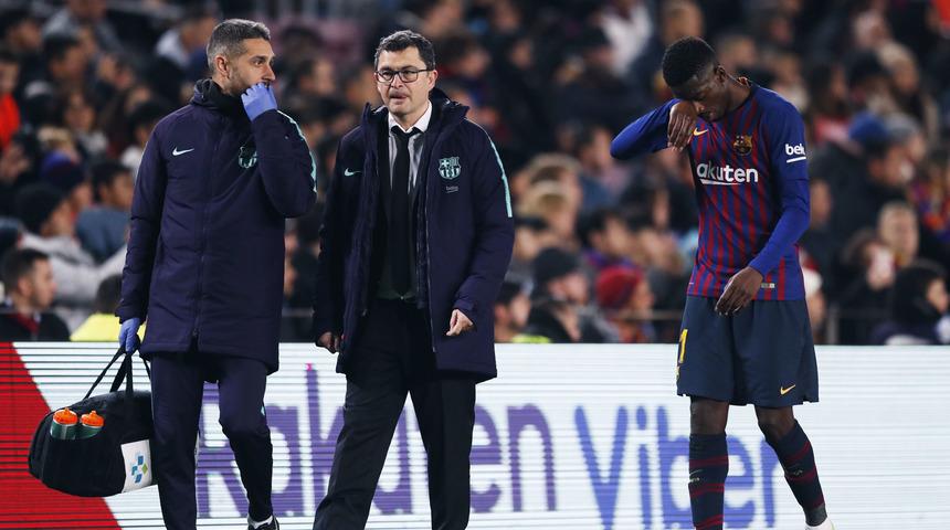 Ousmane Dembele 15 gün sahalardan uzak kalacak