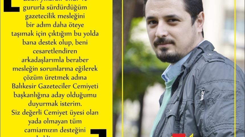 BGC&rsquo;de İlkan Toprak başkanlık i&ccedil;in adaylığını a&ccedil;ıkladı