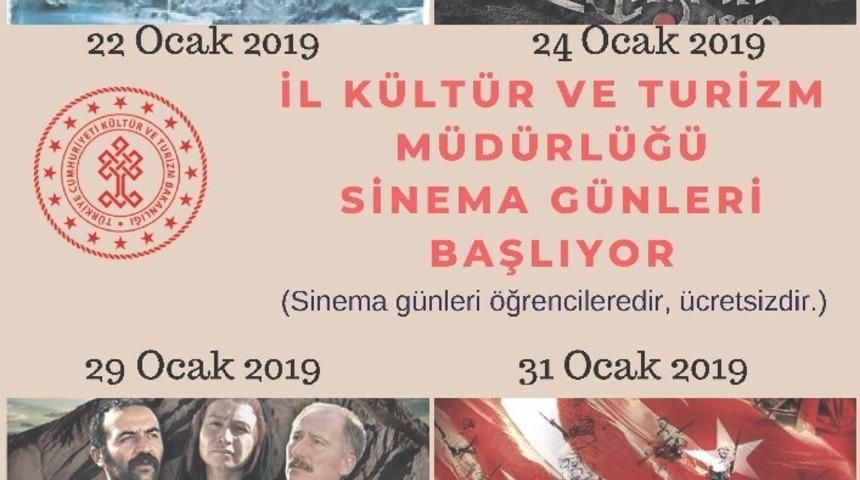 Isparta&rsquo;da sinema g&uuml;nleri başlatıldı