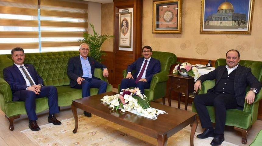 AK Partili vekillerden Başkan &Ccedil;elik&rsquo;e tebrik ziyareti