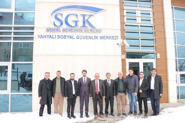 Başkan Öztürk Emniyet ve SGK’yı ziyaret etti