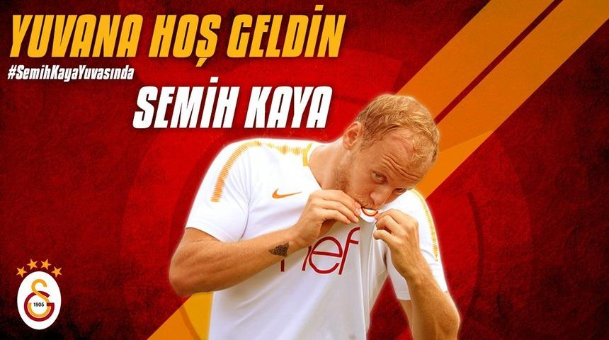 Semih Kaya resmen Galatasaray'da 