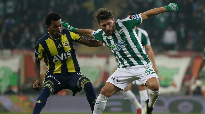 Fenerbah&ccedil;e, Bursa'da 90'da yıkıldı: 1-1