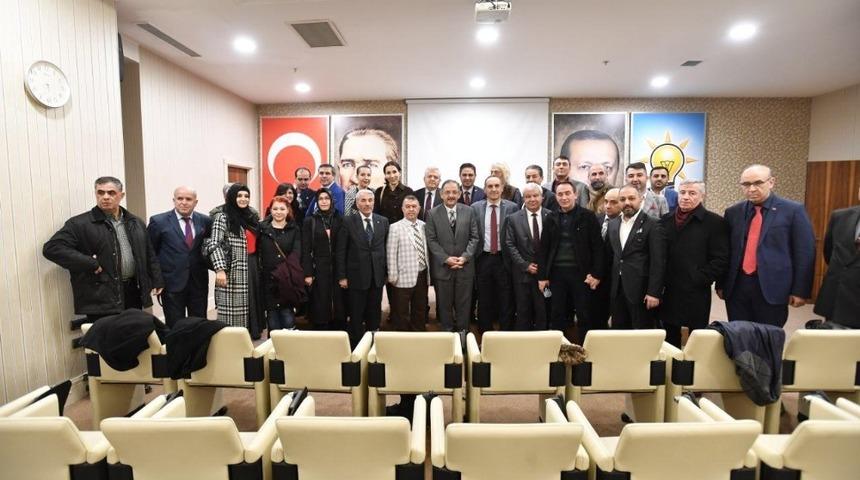 Medya STK’larından Mehmet Özhaseki’ye  ziyaret