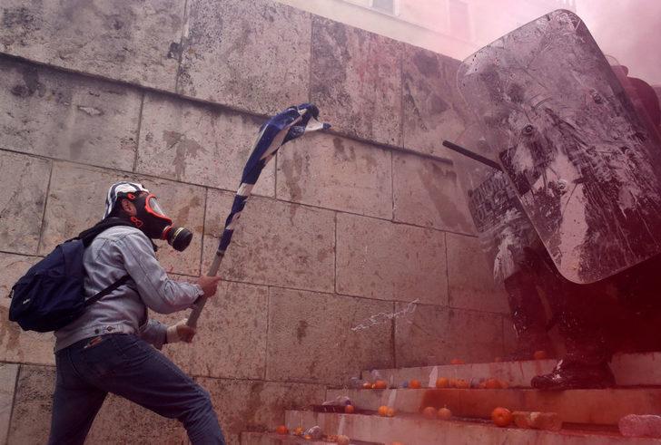 Prespa protestosunun sardığı Atina’dan görüntüler  G3