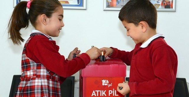 Menteşe’de hedef 1,5 ton atık pil toplamak