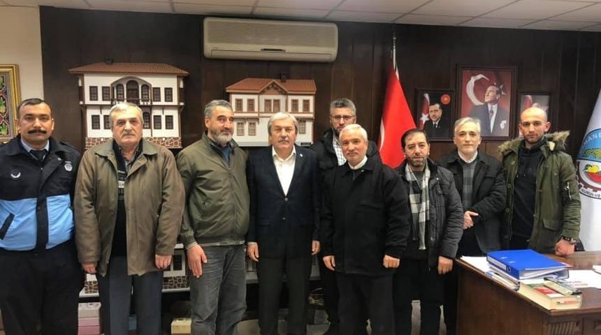 Osmanelilere Hizmet Derneği&rsquo;nden Başkan Şahin&rsquo;e ziyaret