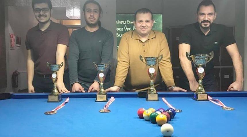 Kayseri 10 Top Bilardo şampiyonası sona erdi