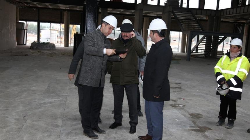 Bayram, Kongre Merkezini denetledi