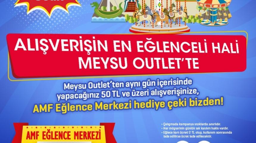 Meysu Outlet&rsquo; te yarı yıl eğlencesi başlıyor