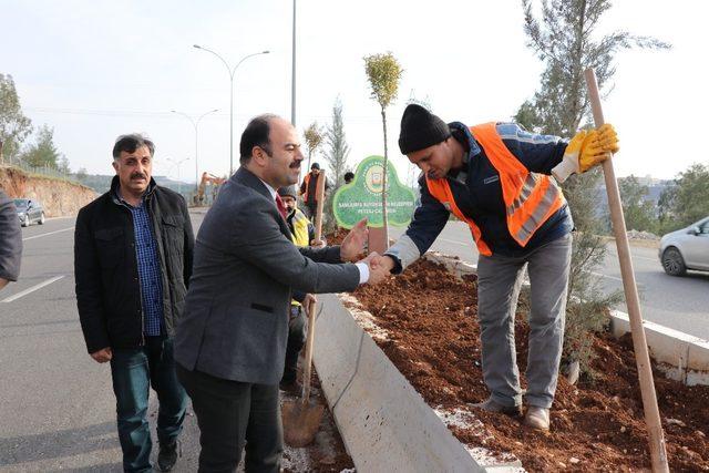 Çiftçi, vatandaşlarla bir araya geldi