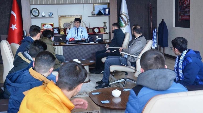 Taraftardan Başkan Sertoğlu’na ziyaret