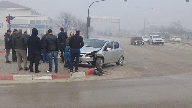 İnegöl’de trafik kazası