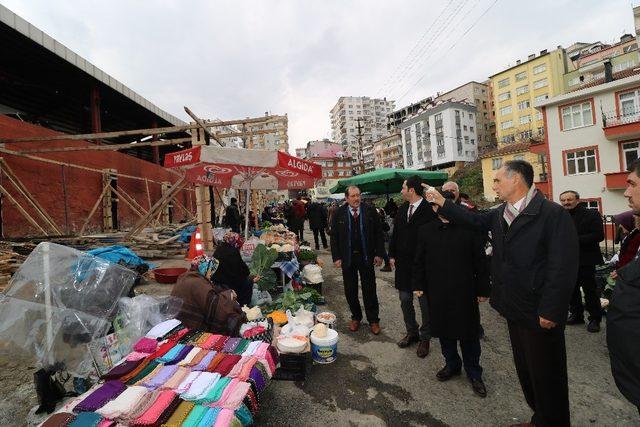 Akçaabat’ta kadınlar pazarı yenileniyor