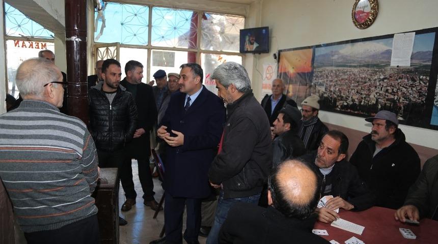 Cabbar Başkan&rsquo;dan esnaflara ziyaret