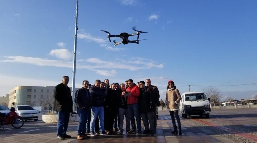 Turgutlu&rsquo;da gazeteciler drone eğitimi aldı