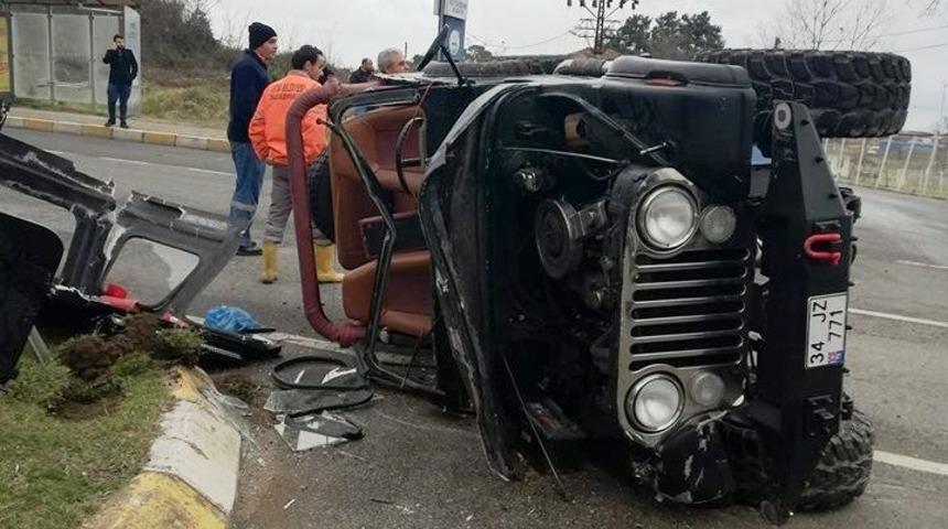 Fatsa&rsquo;da trafik kazası: 1 yaralı
