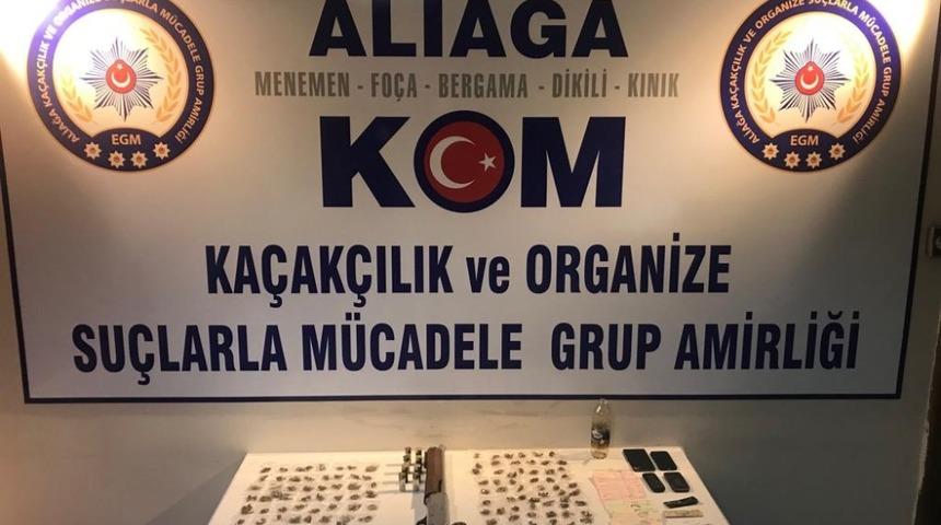 Kesinleşmiş cezası bulunan şahıs uyuşturucuyla yakalandı