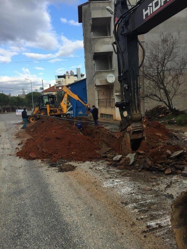 Dandalaz tarımsal sulama göledi hattı yenilendi