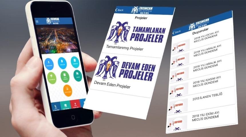 Vatandaşlar belediyecilik hizmetlerini ceplerinde taşıyacaklar