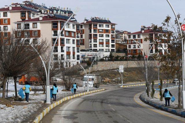 Tunceli Belediyesinden temizlik çalışması