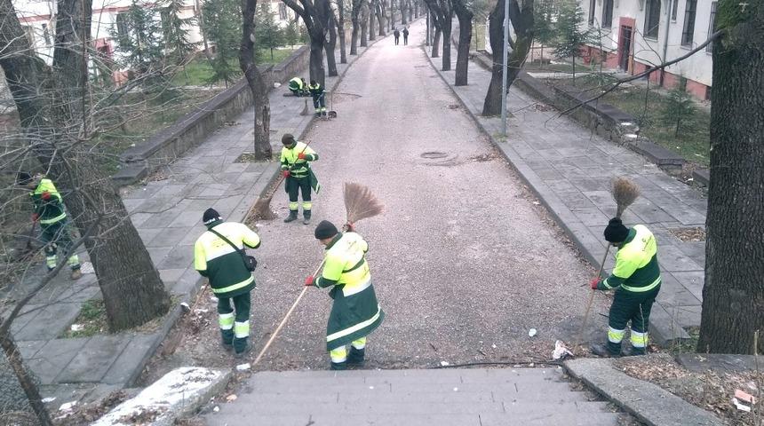 Çankaya’nın her köşesi temizleniyor
