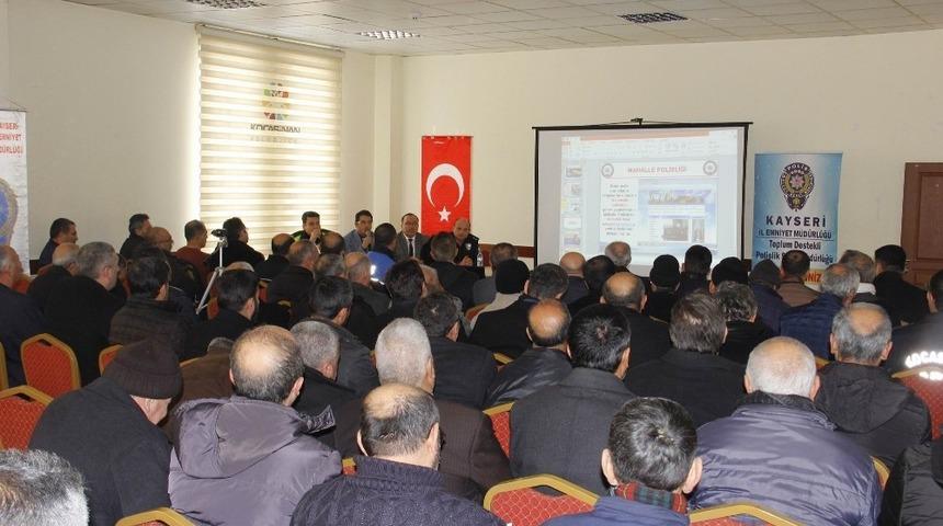 Mahallelerde huzur toplantıları yapılıyor