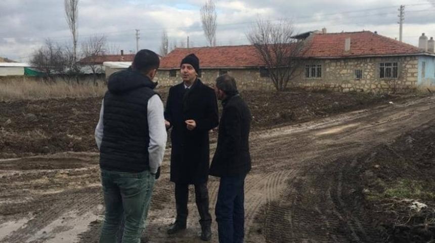 Şuhut’ta yol yapım ve bakım çalışmaları