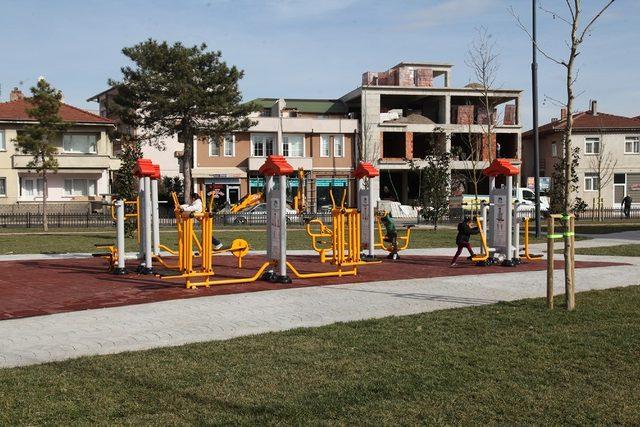 Donatım’da ki park çalışması vatandaşların beğenisini kazandı