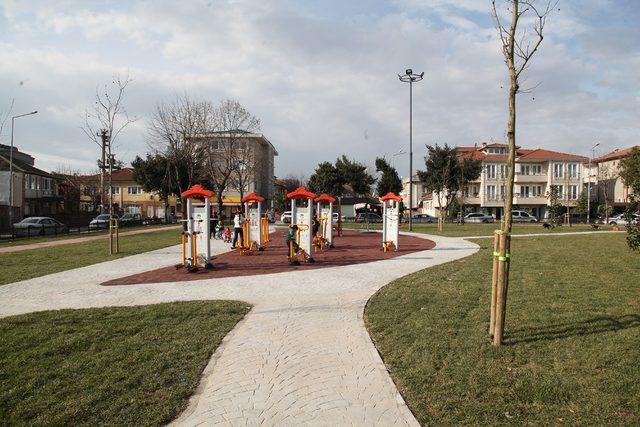 Donatım’da ki park çalışması vatandaşların beğenisini kazandı