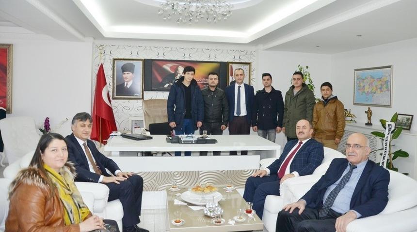 Kaymakam Adanur, Hollanda&rsquo;da yapılacak staj &ouml;ncesi bilgilendirildi