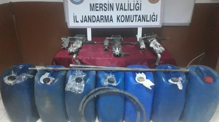 Mersin&rsquo;de akaryakıt hırsızlığı zanlıları yakalandı