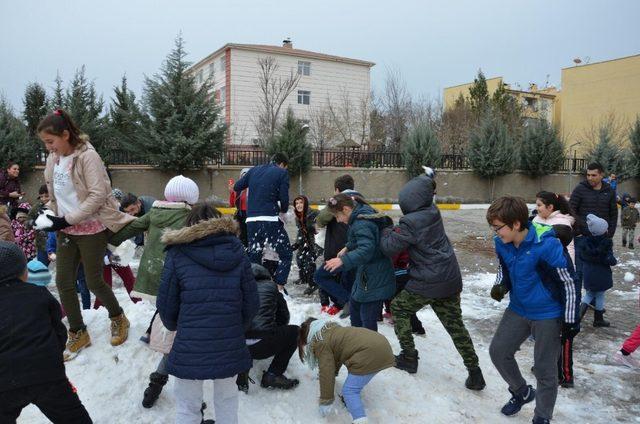 Diyarbakırlı sporculara kar sürprizi