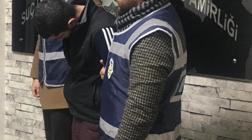 Su&ccedil; makinesi yakalandı