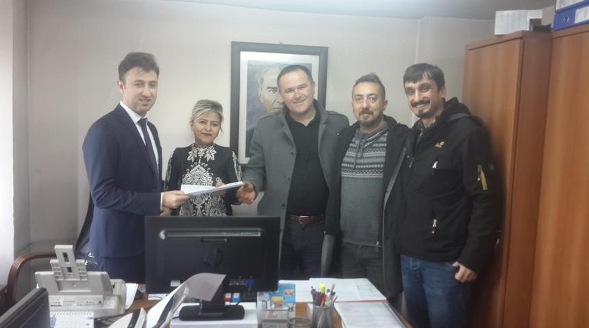 Cengiz Sara&ccedil; ve ekibi mazbatasını aldı