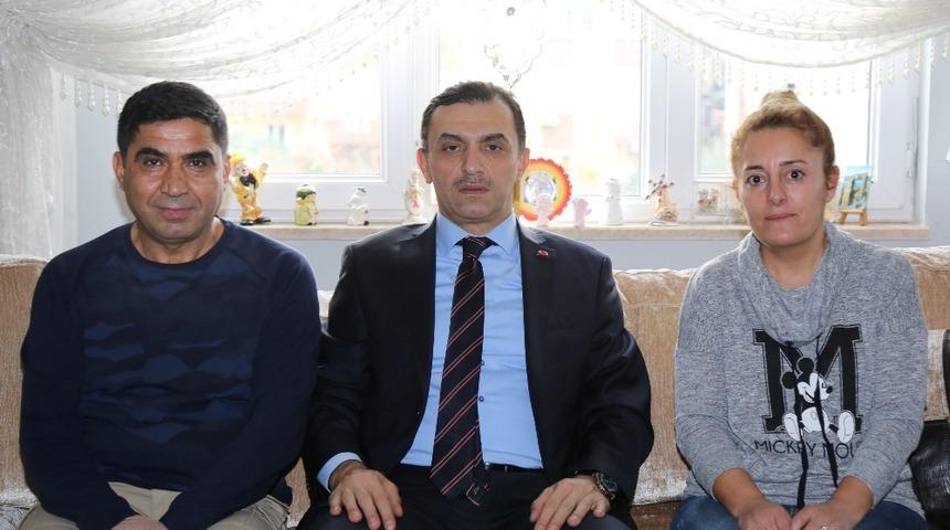 Emniyet Müdürü Ulucan, Şırnak gazisini ziyaret etti