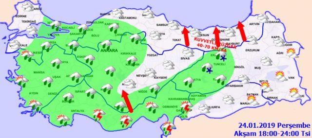 Meteoroloji'den İstanbul için son dakika sağanak yağış uyarısı! (24 Ocak Perşembe hava durumu)3