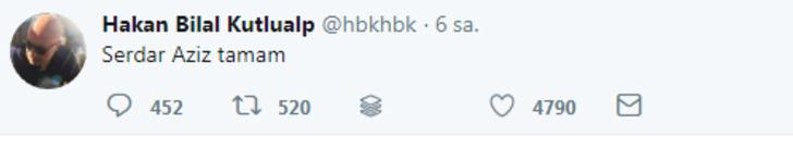 Hakan Bilal Kutlualp Serdar Aziz transferini duyurdu G4