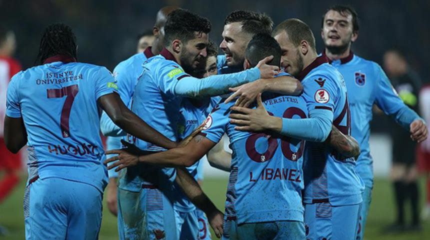 Trabzonspor'da çeyrek final sevinci